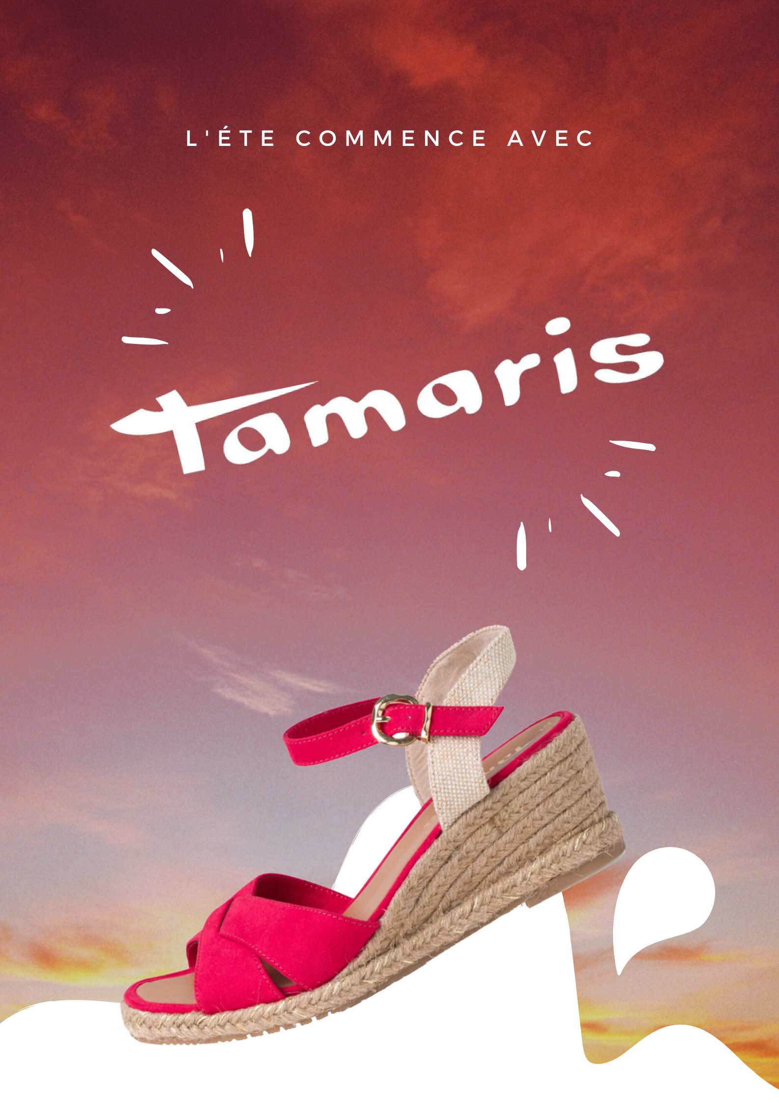 les sandales Tamaris 
