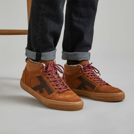 Sneaker cuir Faguo WALNUT...