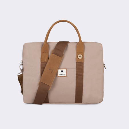 Sac LAPTOP FAGUO beige