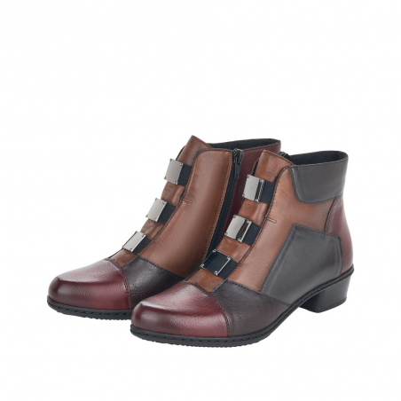 Bottines Y0764-35 vinorosso