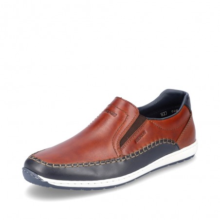 Mocassin cuir marron