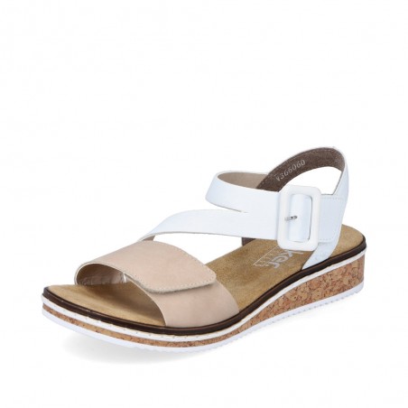 sandale V3660-60 nude/weiss...