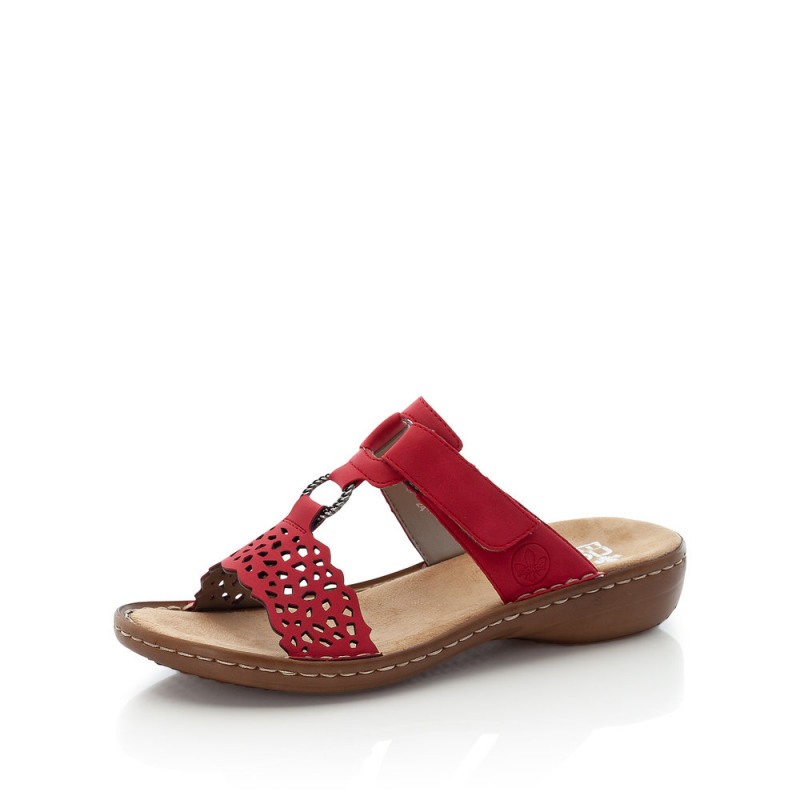 bottes rieker rouge