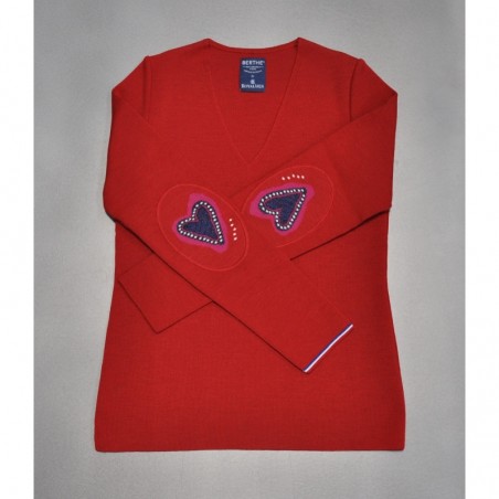 Pull over Berthe rouge
