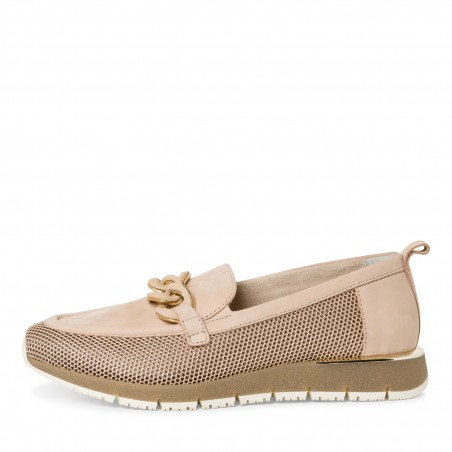 Chaussures Tamaris Femme - Mocassin Trotteur Verni - Semelle Plateforme 6 Cm - Confort Touchit - Antidérapant - Modèle 1-24464-45