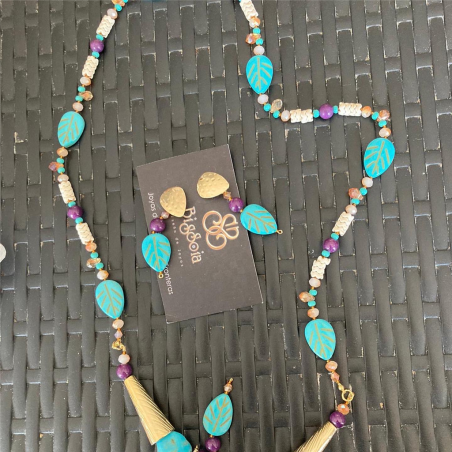 collier fantaisie multicolor