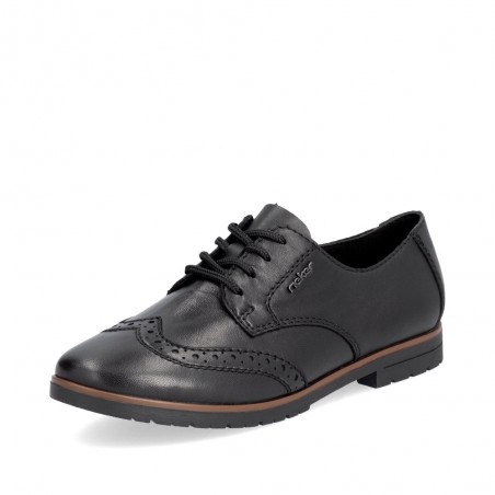 Derby Rieker 45304-00 noir