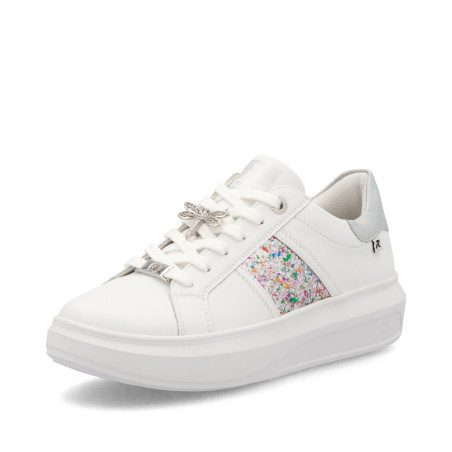 Basket Rieker W1202-83 blanc