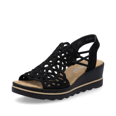 Sandale Rieker 67465-00 noir