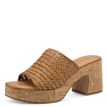 Mule Tamaris 1-27212-44 cognac