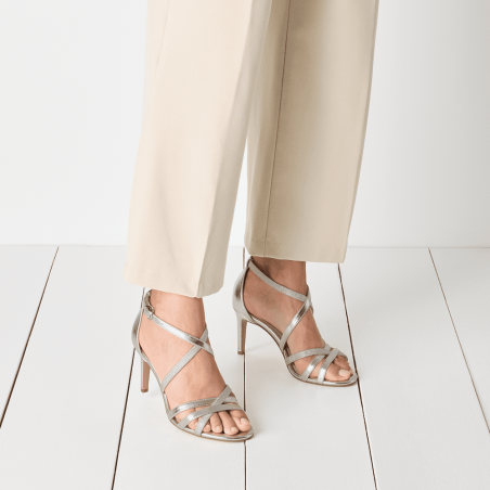 Sandale 1-28382-42 platinum