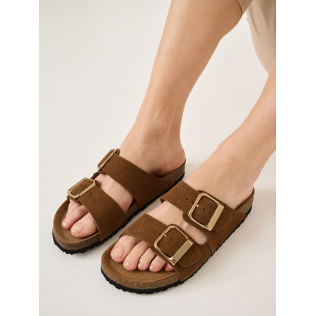 Mule 1-27543-42 cognac