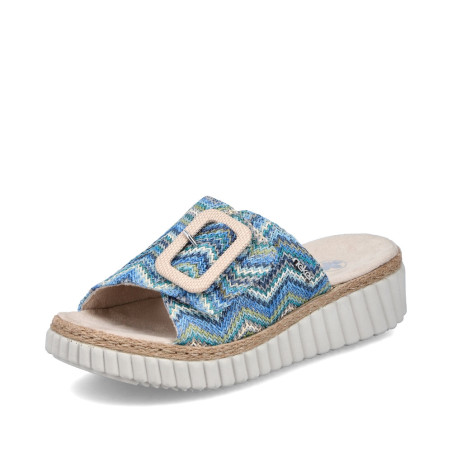 Mule Rieker 69253-90 bleu