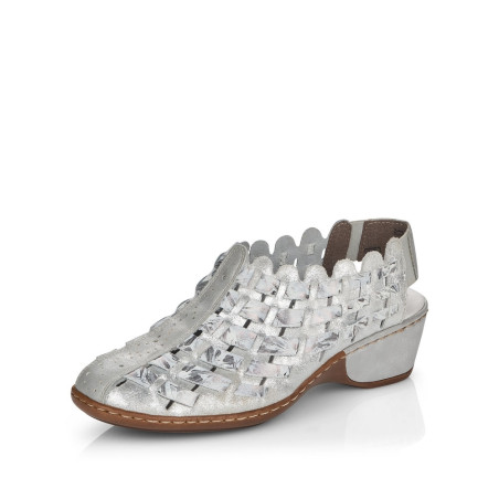 Sandale Rieker 47156-40 argent