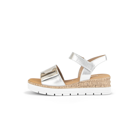 Sandale 62.700.10 Gabor silber
