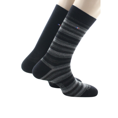 h0447.030 uni/raye/noir/gris