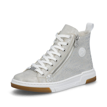 Basket Rieker N3945-40 argent