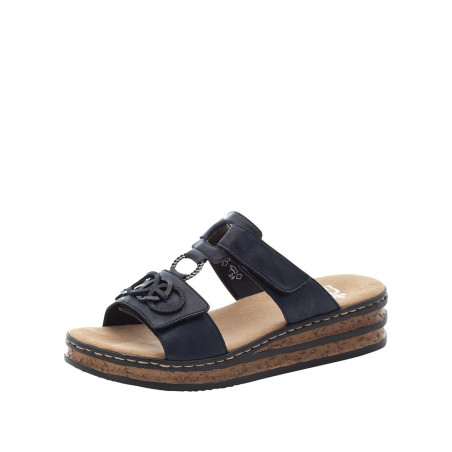 Mule Rieker 62936-14 bleu