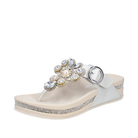 Mule Rieker V1461-90 argent