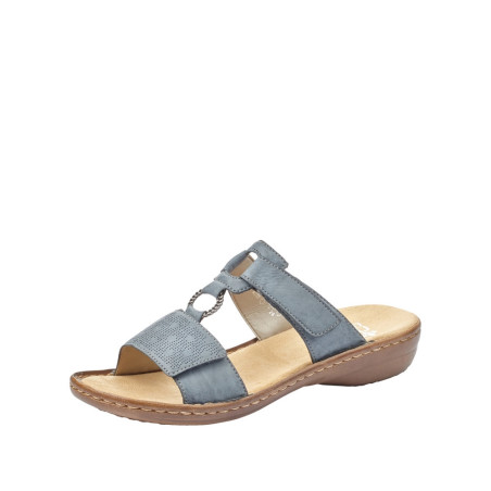 Mule Rieker 60885-12 bleu