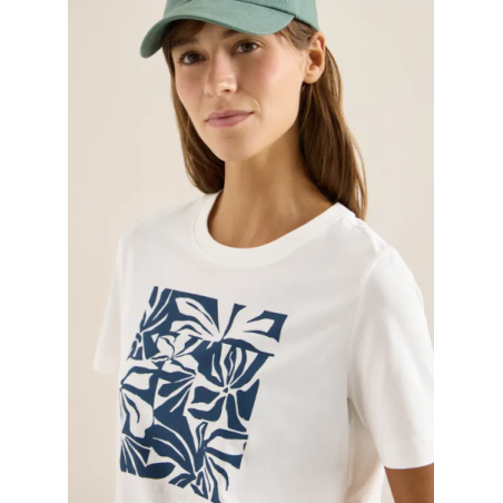 T-Shirt Cecil 324824 vanilla