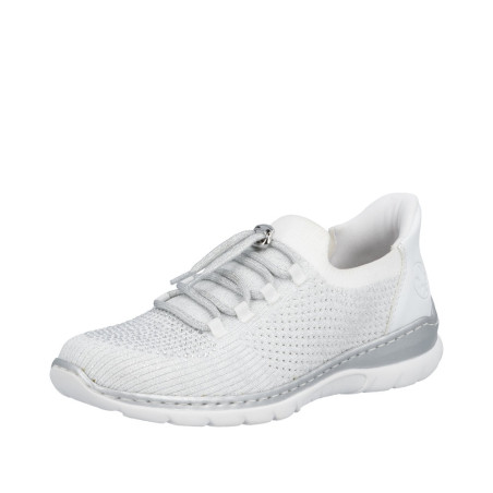 Basket Rieker L3261-90 argent
