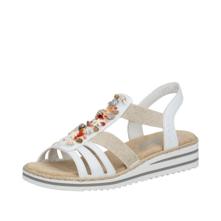 Sandale Rieker V0656-80 blanc
