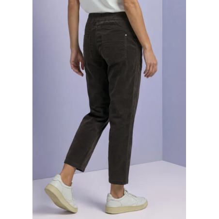 Pantalon en velour black...