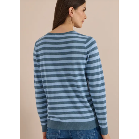Pull cecil rayures bleues