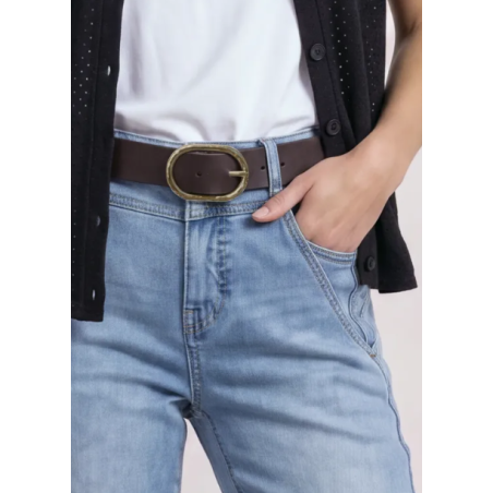 Ceinture avec boucle auburn...