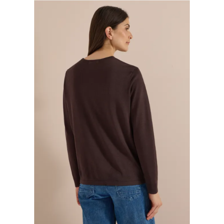 Pull cecil choco lisse