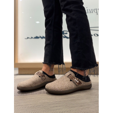 Pantoufle Rohde 6549 gingembre
