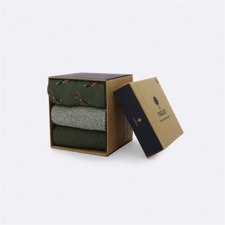 Pack de chaussettes FAGUO kaki