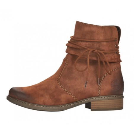 Bottines RIEKER marron marron