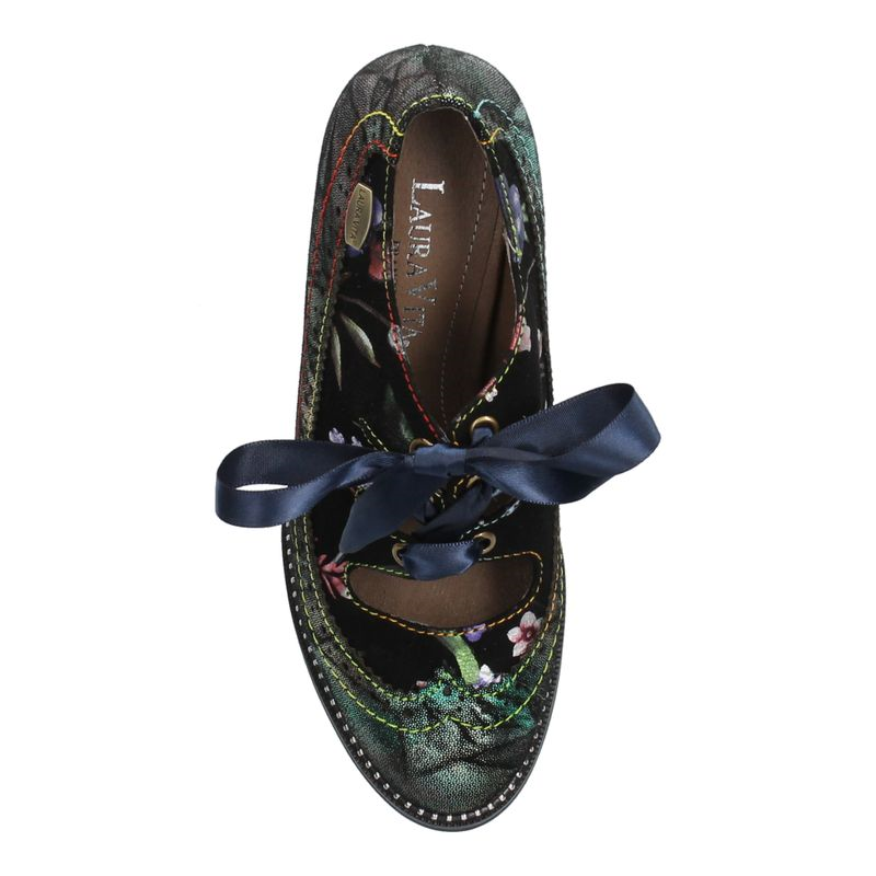 Escarpins Tissage Satiné Violet Laura Vita Femme - 2643903-violet