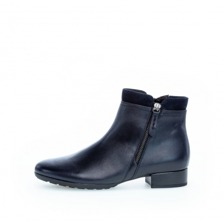 Bottines cuir bleu GABOR...