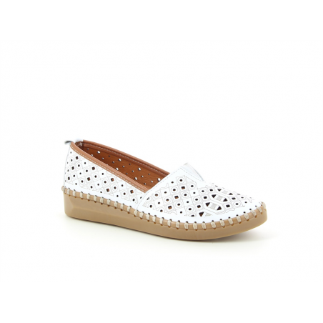 Mocassins femmes ALTEX blanc