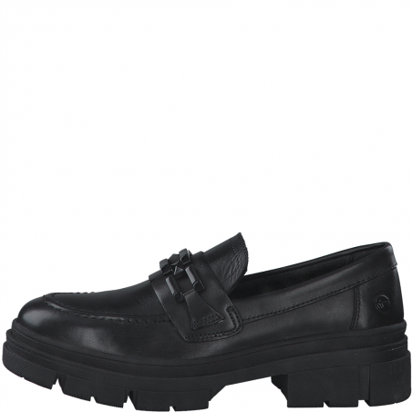 SLIPPER 24705-29 black leather