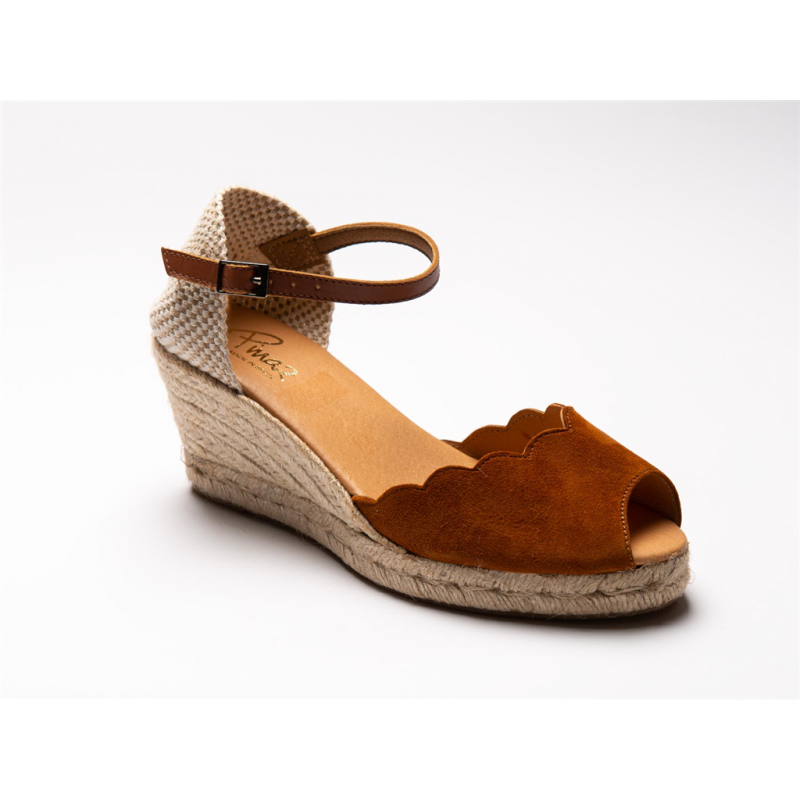 Espadrille compensée bout ouvert cheap