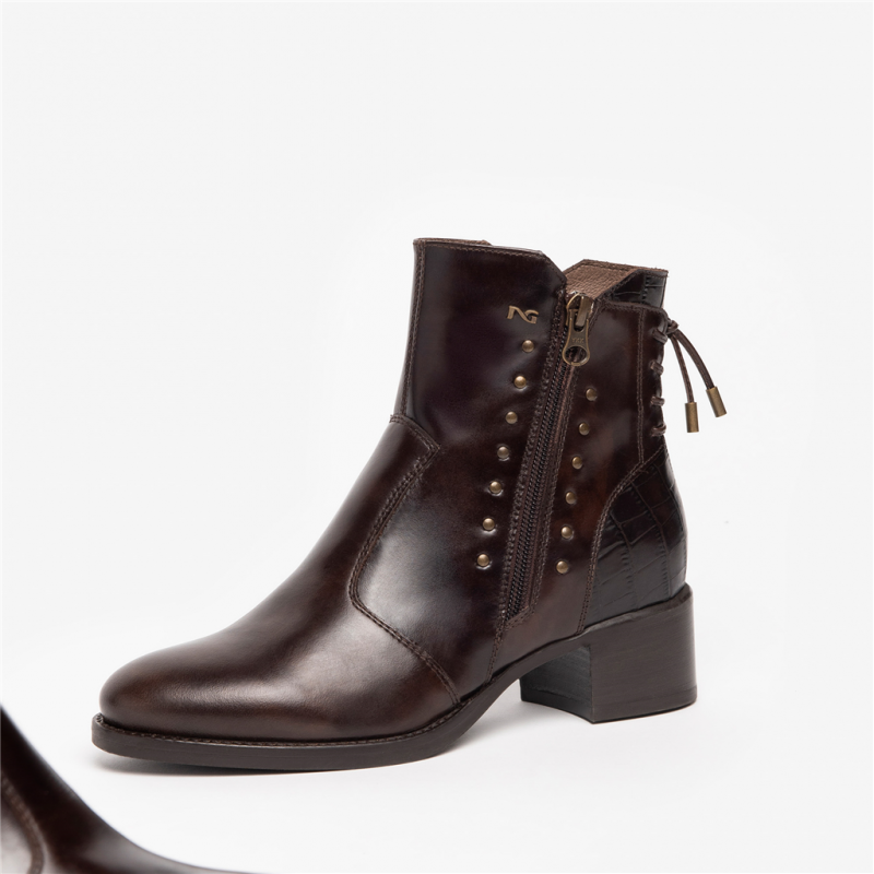NeroGiardini Bottes à talons hauts - moro/marron foncé