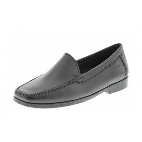 Mocassin nubuck SIOUX noir