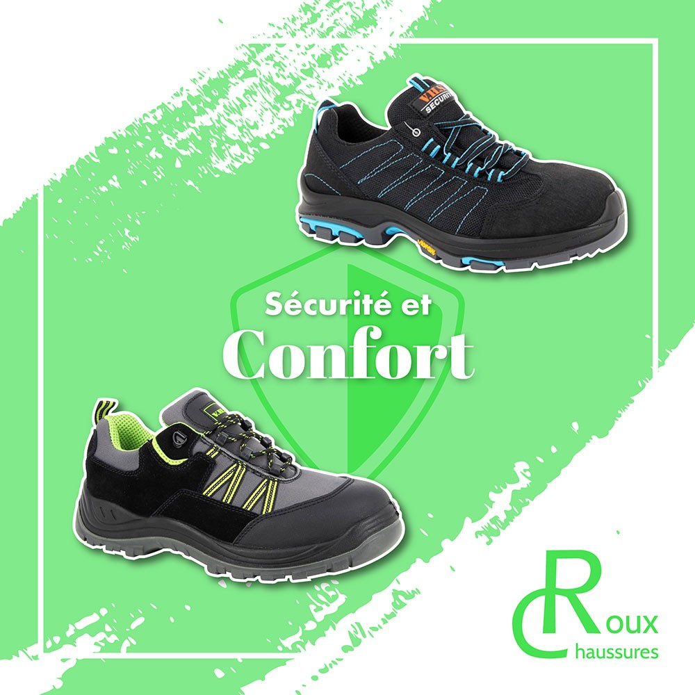 Sécurité et confort Roux Chaussures