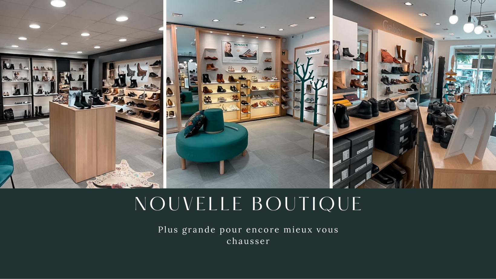 Nouvel espace, nouvelle boutque Roux Chaussures Nouvel espace, nouvelle boutque Roux Chaussures