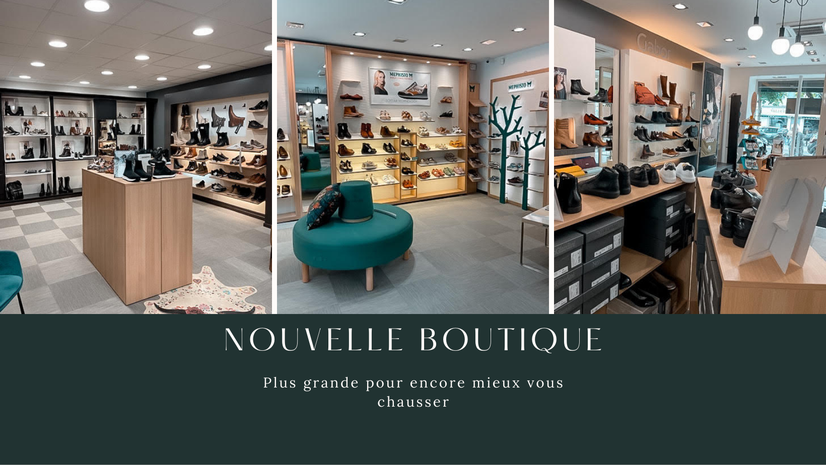 Nouvel espace, nouvelle boutque Roux Chaussures